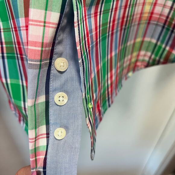 NWT TailorByrd Men’s 3XLT Shirt Multicolor Plaid Long Sleeve Button Big & Tall - Picture 6 of 10